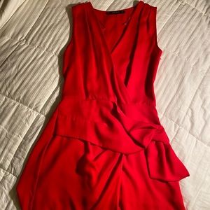ZARA RED CLASSY ROMPER